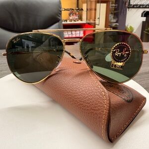 Ray-Ban Classic Gold Frame Sunglasses
